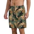 thumbnail image 2 of Logiee Camouflage Rabbit Print Mens Swim Trunks Quick Dry Board Shorts,Breathable Hawaii Beach Shorts Swimwear Bathing Suits-Medium, 2 of 6