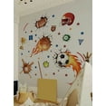 thumbnail image 4 of 3D Sports Balls Wall Decals Basketball Football Soccer Tennis Wall Stickers Boys Bedroom Kids Room Playroom Wall Decor, 4 of 7