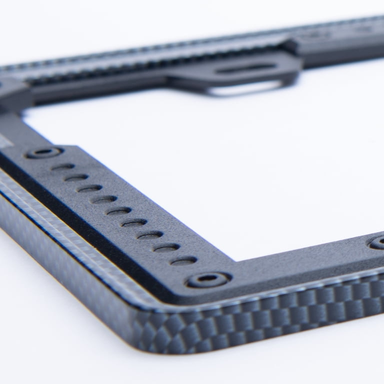 Auto Drive Aluminum Carbon Fiber Tactical License Plate Frame photo 2