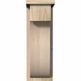 thumbnail image 2 of 7 1/2"W x 10"D x 22"H Del Monte Smooth Corbel w/Backplate, Douglas Fir, 2 of 9