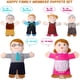 thumbnail image 2 of Juego de marionetas de mano de 6 piezas Marionetas de miembros de la familia de 30 cm Marionetas de mano de felpa suave para madres, padres, hijos, hijas y abuelos para contar cuentos, enseñar, preescolar, cosplay ER, 2 of 7
