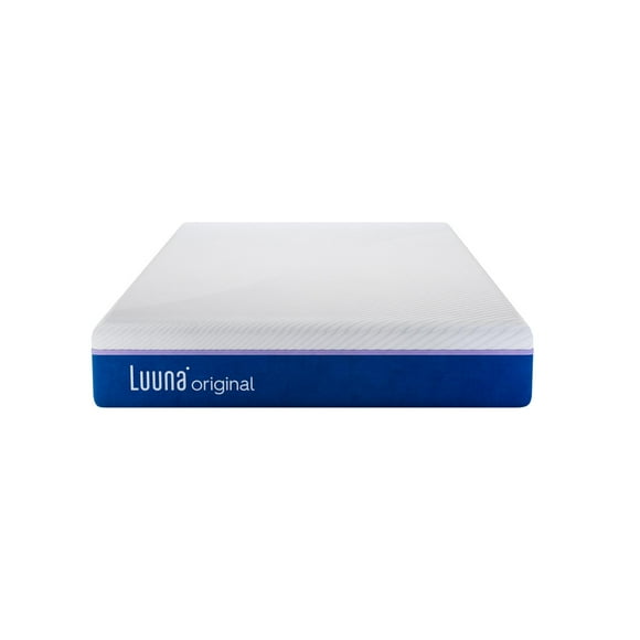 Colchón matrimonial Luuna Original suave 6 tecnologías Memory Foam Hecho en México blanco