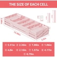 thumbnail image 4 of Multi Level Smart Drawer Organizer – 3 Tier Expandable Drawer Organizer – Jewelry, Junk, Makeup, Silverware Storage Organizer – Perfect for Kitchen, Desk, Medicine Cabinet & More（SMALL,Pink）, 4 of 7