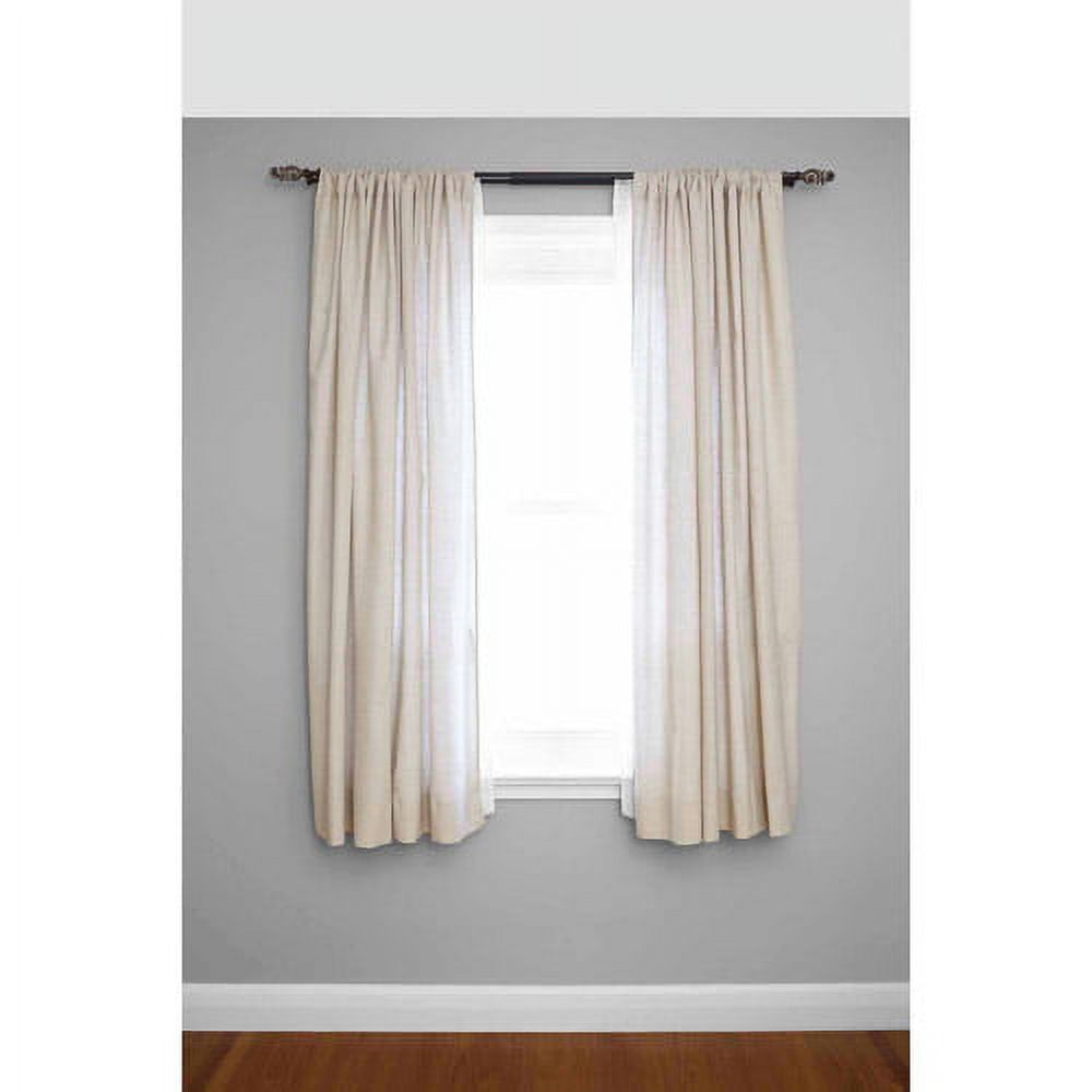 Better Homes & Gardens 28-48" Flourish Adjustable Double Curtain Rod for Windows, 5/8" Diameter - image 3 of 3