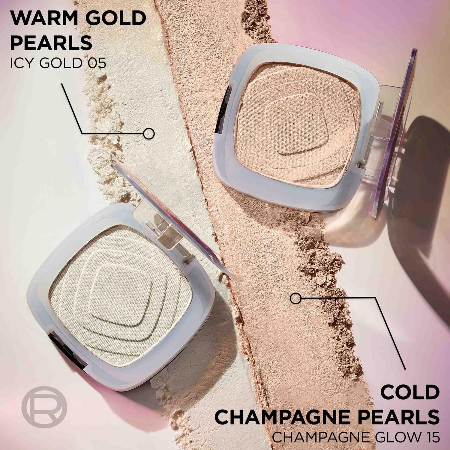 L'Oreal Paris Infallible Jusqu'à 24HR Highlighter, Longue Tenue, 9g Disponible en deux teintes radieuses