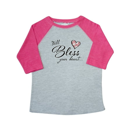 

Inktastic Well Bless your Heart with Floral Print Gift Toddler Boy or Toddler Girl T-Shirt