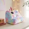 thumbnail image 4 of Heritage Kids Unicorn Plush Bean Tablet Pillow, 4 of 9