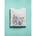 thumbnail image 3 of Cute Watercolor Kitten. Sweatshirt Women -Image by Shutterstock, Female XX-Large, 3 of 4