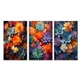 thumbnail image 2 of Designart "Sunlit Succulents Colorful Glow" Floral & Botanical Wall Art Set Of 3 - Multi-Color Succulent Canvas Set For Living Room Decor, 2 of 7