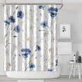 thumbnail image 2 of Waterproof Daisy Shower Curtain 72x84 Inch Colorful Floral Polyester Unique Shower Curtain for Bathroom Hotel Home Decor with 12 Plastic Hooks, 2 of 5