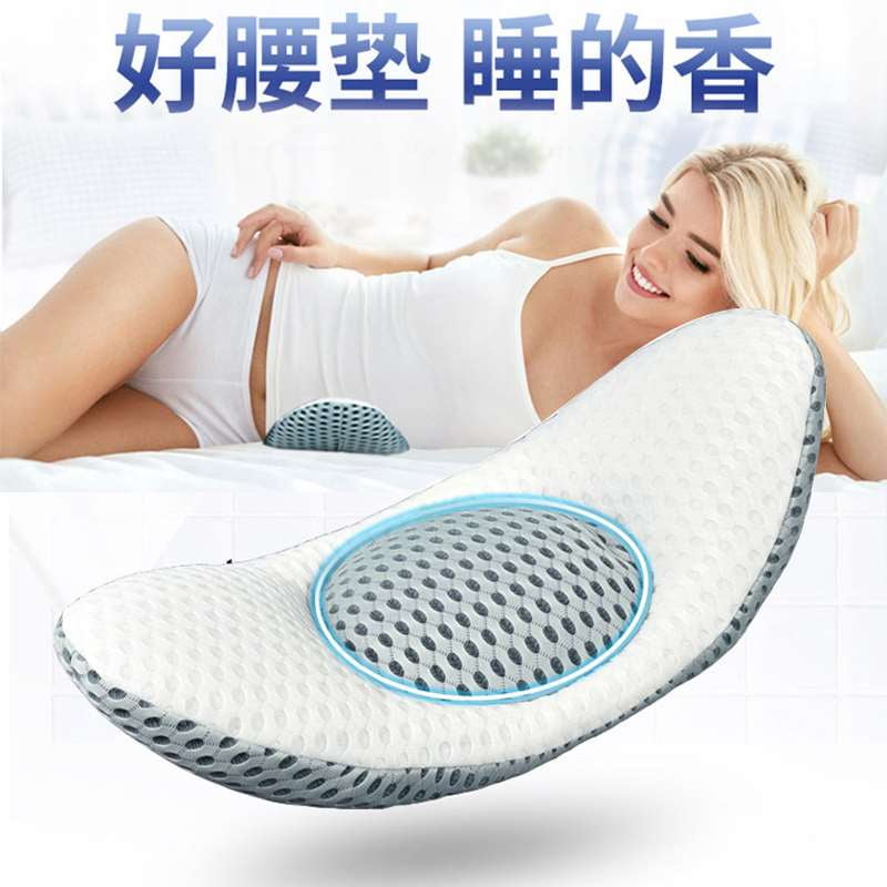 Leaf Shape Back Pillow with Buckwheat Sleep Pillow Bed Pregnancy