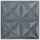 thumbnail image 5 of Paneles de pared VidaXL Origami Grey 3D de espuma XPS resistente al agua, 5 of 6