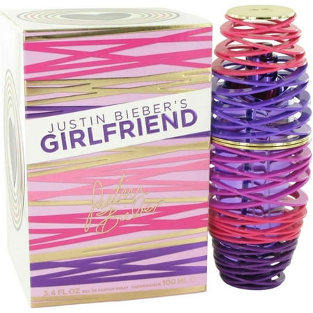 4 Pack - Girlfriend By Justin Bieber Eau De Parfum Spray for Women 3.4 oz