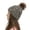 Grey, variant on Casual Multicolor Knit Baseball Cap for Women Outdoor Daily Wear Blue Blue