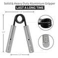 thumbnail image 2 of XPRT Fitness Power Gripper Set - Pro Hand Grip Strengthener Set of 3, Wrist and Forearm Exerciser, Build Crushing Grip strength and Mobility 100/150/200 lbs Set, 2 of 7
