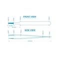 thumbnail image 2 of Aven 18049USA Tweezers- Pattern 2A-SA, 2 of 2