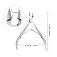 thumbnail image 3 of Corta cutículas Mudder, 3 piezas, acero inoxidable, color plata, 3 of 7