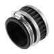 thumbnail image 5 of Filtros de aire cilíndricos rectos universales de 52-58 mm para motocicleta, tono plateado, 5 of 7
