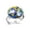 Multi 1, variant on Iris Purple Painting Stainless Steel Rings for Women, Open Adjustable Ring Promise Ring Jewelry Gifts