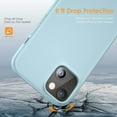 thumbnail image 2 of DTTO iPhone 13 Case, Shockproof Silicone [Enhanced Camera and Screen Protection] , Ice Blue, 2 of 7