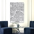 thumbnail image 4 of Londres, Nueva York, París, lienzo, pintura de pared, mapa de la ciudad del mundo, póster, imagen al óleo abstracta en blanco y negro, dibujo al óleo sin marco Eigraketly JJ11728-06, 4 of 6