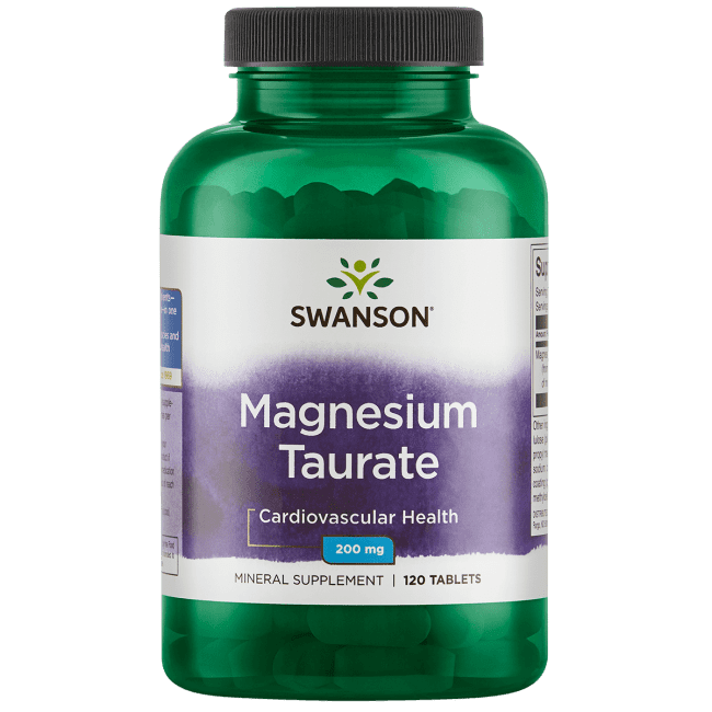 Swanson Magnesium Taurate 100 mg 120 Tablets