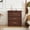 Walnut, variant on LELELINKY 26" Fluted Tall 2pc Nightstand with 3 Drawers & Metal Handle, Modern Bedside Table for Bedroom, Living Room, Walnut