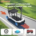 thumbnail image 5 of OXYVITA Electric Scooter for Adults, Ultralight 36 lbs Folding Electric Scooter for Seniors, 28 Mile Range, 2 Lithium Batteries, Public Transportation-Friendly All Terrain Electric Scooter Pro, 5 of 7