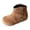 Yellow, variant on JHOKCI Girls Winter Ankle Boots Wide Toe Lightweight Side Zipper Buckle Warm Chukka Booties