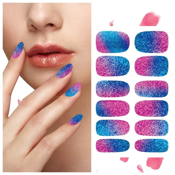 Nail Stickers for Women and Girls - Self DIY Decoration for Toe Nails Fresh Full Design Nail Polish Stickers