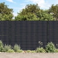 thumbnail image 1 of vidaXL Écrans de Confidentialité de Jardin 4 Pcs PVC 35x0,19 m Mat Gris Foncé, 1 of 5