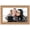 Gold, variant on 40x30 Natural Modern Bamboo Picture Frame - UV Acrylic, Foam Board Backing, Hanging Hardware