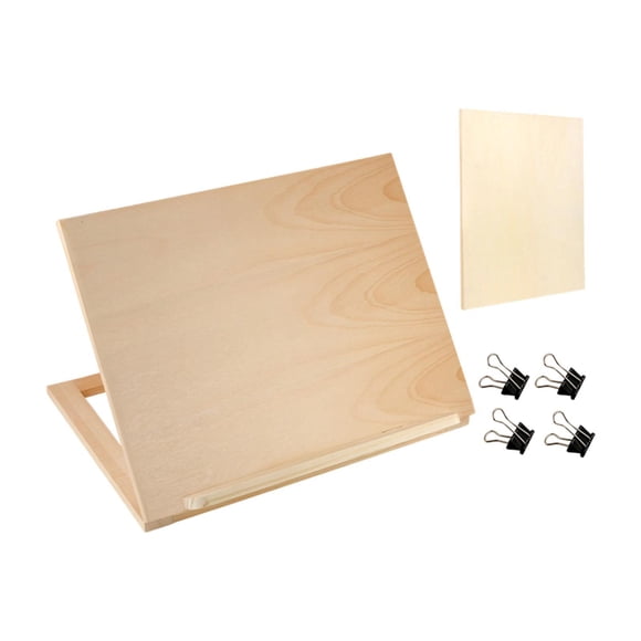 FashionCha Chevalet de Table Chevalet de Bureau Tableau de Peinture Chevalet de Croquis Support de Dessin en Bois Robuste Angle Ajustable Convient aux Adultes Enfants Cours d'Art Cadeau