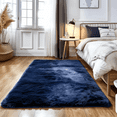 thumbnail image 2 of Blarity Area Rugs for Living Room, 8x10 Area Rugs for Bedroom, Soft Fluffy Rug with Anti-Skid Backing for Indoor Home Floor, Room Decor Carpet, Blue, 2 of 5
