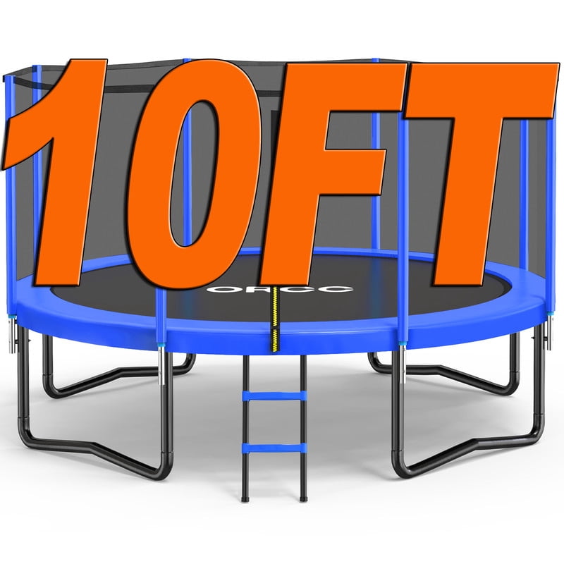 Banzai 8-Foot Mega Bounce Inflatable Trampoline for Kids