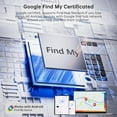 thumbnail image 3 of Air Tracker Tag for Android, IP65 Waterproof Smart Tag & Item Finder | Ultra-Long Battery | Works with Google Find My Device | Find Keys/Wallet/Car (2026 New Model) (Black+White-2P), 3 of 9