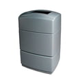 thumbnail image 2 of Commercial Zone Products PolyTec Series 40gal Trash Can Shell Silver (770735), 2 of 2