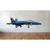 Wallhogs US Navy ''Blue Angel'' F-18 Hornet Cutout Wall Decal