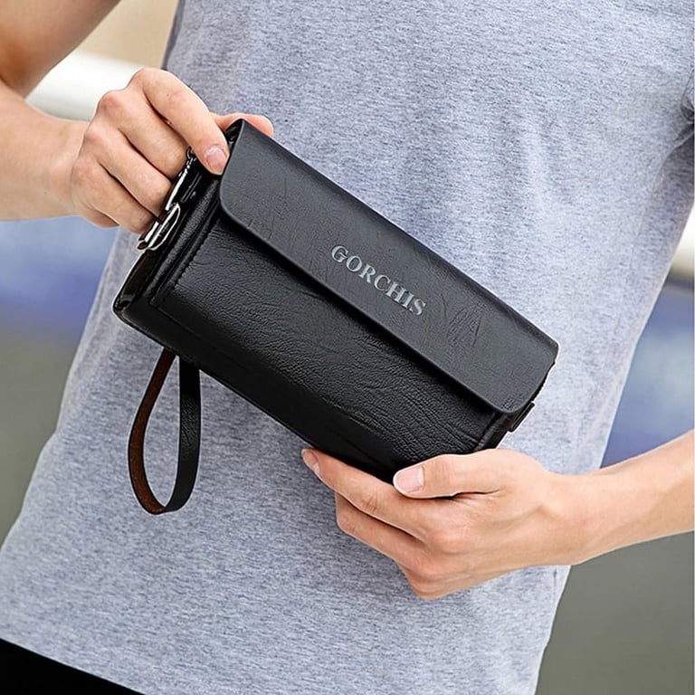 Combination Lock Wallet Men's Clutch Bag Large Capacity Business