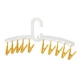 thumbnail image 3 of Tendedero de PlásStico Con Pinzas para calcetines, Soporte Portátil para Pinzas para la Ropa, Secado Más Rápido, Colgador de Vije que ahorra Espacio para calcetines, Ropa, 3 of 7