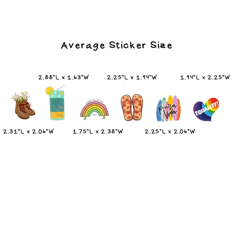 Laptop Water Bottle Stickers 61 Pcs IBEW Stickers Pack - Aesthetic ...