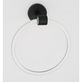 thumbnail image 2 of Alno A7240-PC Contemporary Acrylic 6" Diameter Towel Ring - Chrome, 2 of 7