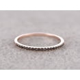 thumbnail image 2 of 0.25 Carat Classic Black Onyx Wedding Ring Wedding Band with 18k Gold Plating, 2 of 7