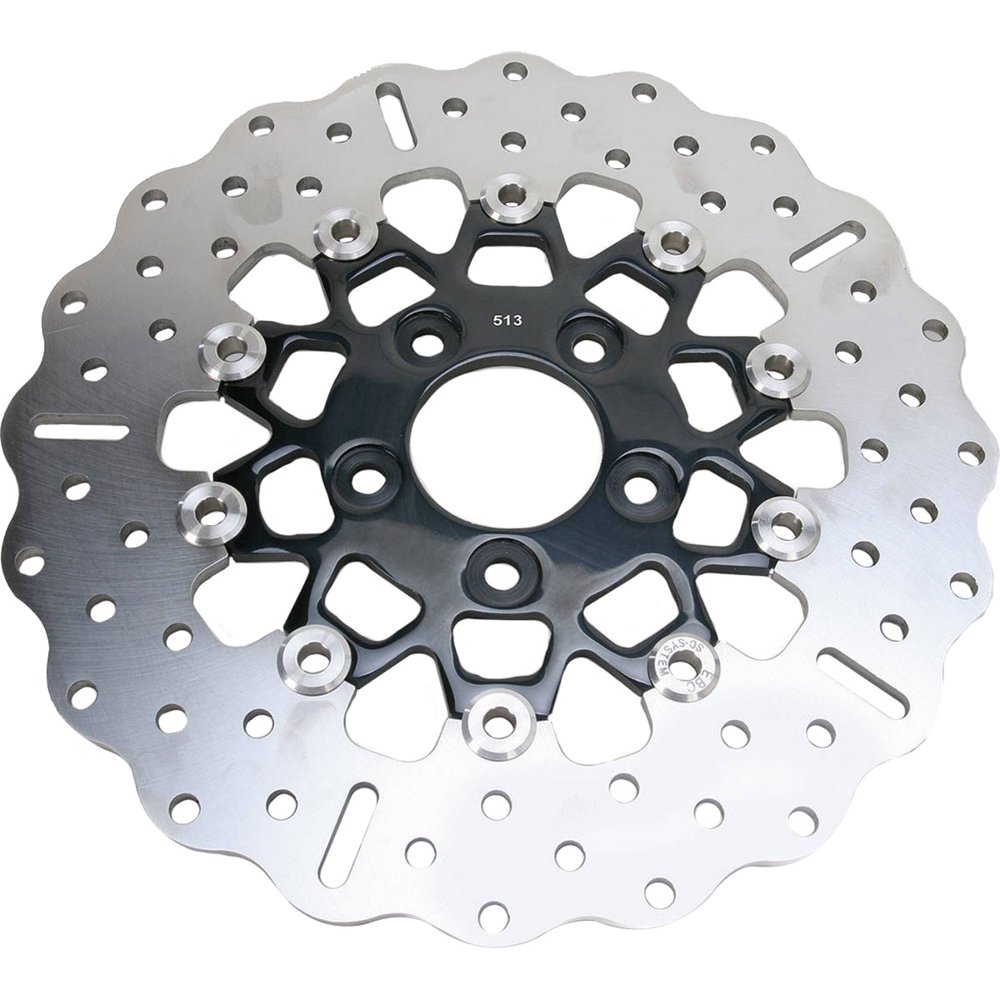 EBC Brakes RSD 10Button Brake Rotor Rear Contour Wide Black