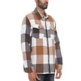 thumbnail image 2 of Woodridge Flannel Co Mens Flannel Shirts Shackets Casual Button Down Long Sleeve Jackets with Pocket, 2 of 5