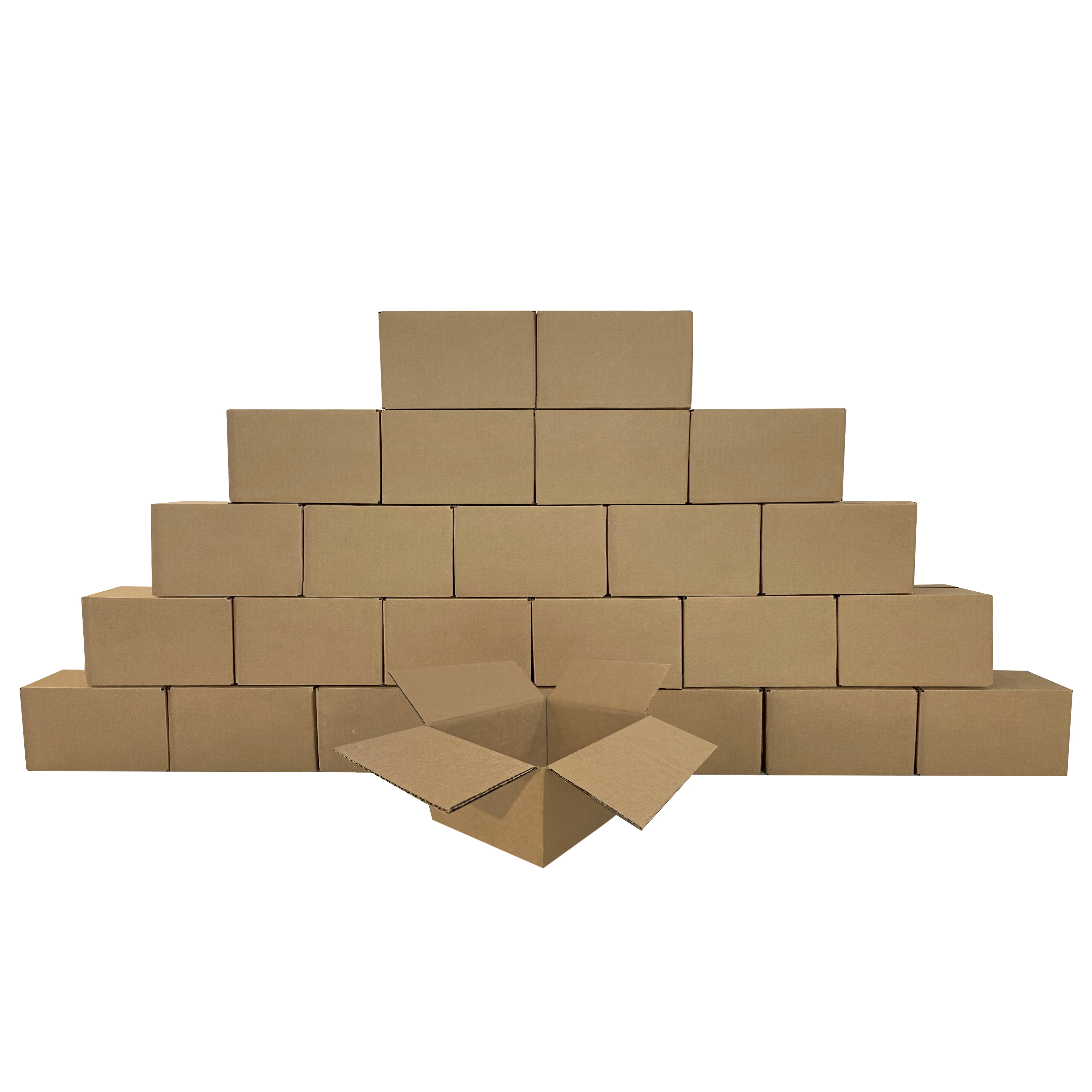 UOFFICE Single Wall Standard Shipping Boxes, 8 x 6 x 4 in, 25 Count, 1 Pack
