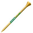 thumbnail image 5 of Pride Professional ProLength Plus Max Wood Golf Tee, 4", Natural/Green, 50 Count, 5 of 5