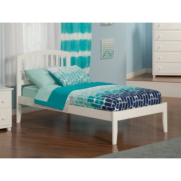 Richmond Platform Bed with Open Foot Board in, Multiple Colors and Sizes