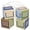 Earthtone, variant on ECR4Kids SoftZone Picture Me Building Block Playset, Stacking Cubes, Earthtone, 4-Pack