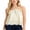 Champagne, variant on Women's Halter Neck Satin Tops Sleeveless Lace Trim Loose Fit Cami Tops Summer Shirts